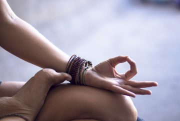 sit meditation with mudra